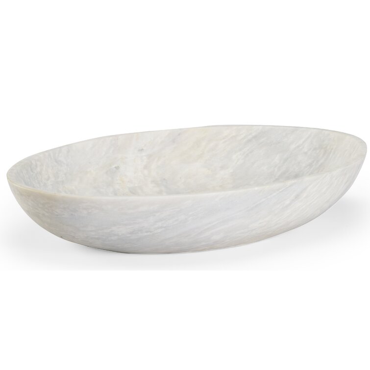 White 2024 oval bowl